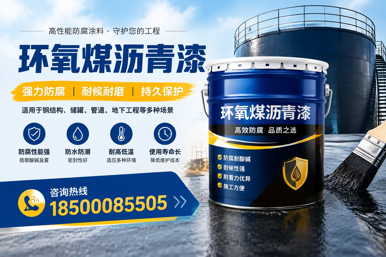 环氧煤沥青漆在工业中的应用,贵港企业的选择