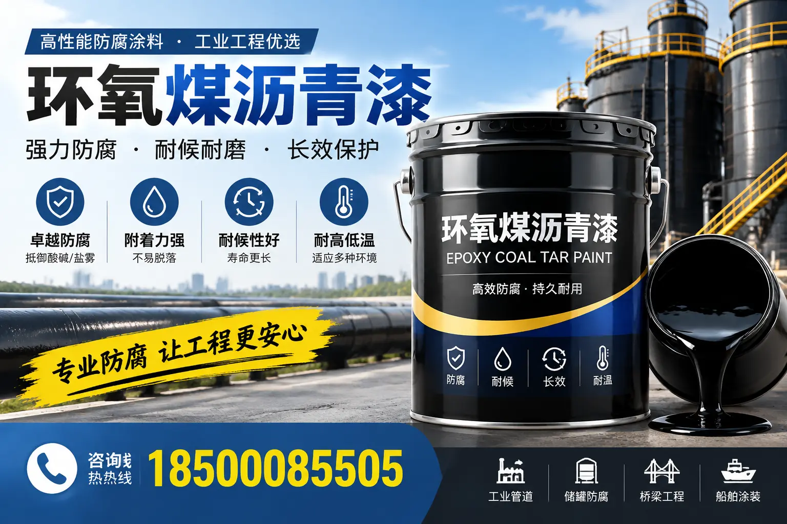 环氧煤沥青漆的施工方法与注意事项,确保在贵港顺利完成